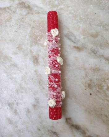 9  α  λαμπαδα κοκκινη λουλουδακια (1)